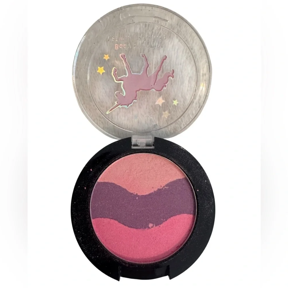 6 piece Unicorn bundle in zipper bag body shimmer eye mask pouf squishie & more